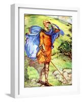 Man 's costume in reign of William I (1066- 1087)-Dion Clayton Calthrop-Framed Giclee Print