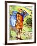 Man 's costume in reign of William I (1066- 1087)-Dion Clayton Calthrop-Framed Giclee Print