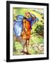 Man 's costume in reign of William I (1066- 1087)-Dion Clayton Calthrop-Framed Giclee Print