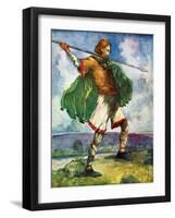 Man 's costume in reign of William II (1087- 1100)-Dion Clayton Calthrop-Framed Giclee Print