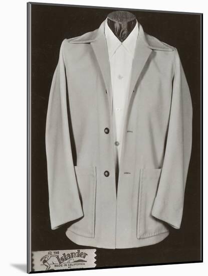 Man's Eisenhower Jacket-Found Image Press-Mounted Photographic Print