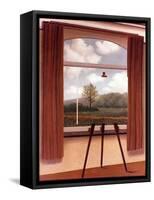 Man's Fate-Rene Margritte-Framed Stretched Canvas