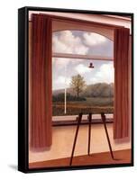 Man's Fate-Rene Margritte-Framed Stretched Canvas