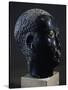 Man's Head, Stone Statue-null-Stretched Canvas