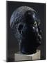 Man's Head, Stone Statue-null-Mounted Giclee Print