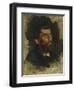 Man's Head, Study for Ivan the Terrible-Ilya Efimovich Repin-Framed Giclee Print