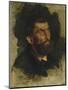 Man's Head, Study for Ivan the Terrible-Ilya Efimovich Repin-Mounted Giclee Print