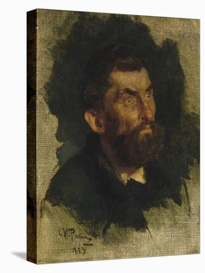 Man's Head, Study for Ivan the Terrible-Ilya Efimovich Repin-Stretched Canvas