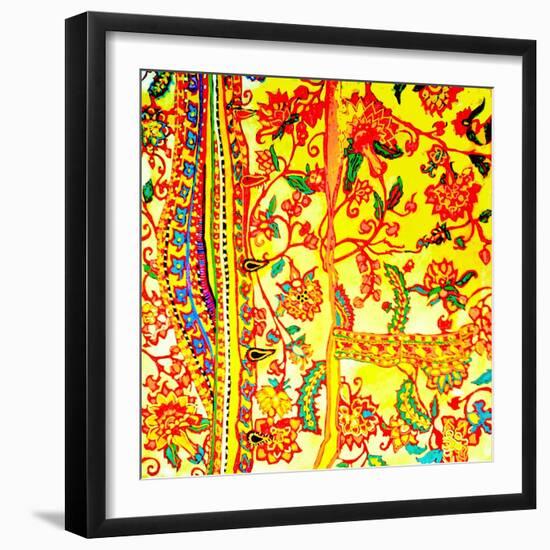 Man's Shirt Embroidered India-Linda Arthurs-Framed Giclee Print