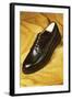 Man's Shoe, Retro-null-Framed Art Print