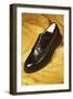 Man's Shoe, Retro-null-Framed Art Print