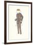 Man's Suit Paper Doll, 1910s-null-Framed Art Print