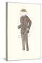 Man's Suit Paper Doll, 1910s-null-Stretched Canvas