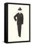 Man's Suit Paper Doll, 1910s-null-Framed Stretched Canvas