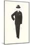 Man's Suit Paper Doll, 1910s-null-Mounted Art Print