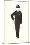 Man's Suit Paper Doll, 1910s-null-Mounted Art Print