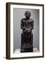 Man Seated, Front View, Diorite Statue, Old Kingdom, Dynasty V-null-Framed Giclee Print