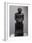 Man Seated, Front View, Diorite Statue, Old Kingdom, Dynasty V-null-Framed Giclee Print