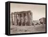 Man Seated on Ruins in Thebes-null-Framed Stretched Canvas