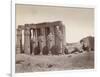 Man Seated on Ruins in Thebes-null-Framed Photographic Print