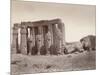 Man Seated on Ruins in Thebes-null-Mounted Photographic Print