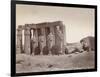 Man Seated on Ruins in Thebes-null-Framed Photographic Print