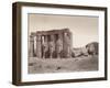 Man Seated on Ruins in Thebes-null-Framed Photographic Print