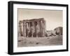 Man Seated on Ruins in Thebes-null-Framed Photographic Print