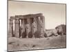 Man Seated on Ruins in Thebes-null-Mounted Photographic Print