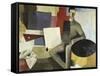 Man Seated-Roger de La Fresnaye-Framed Stretched Canvas