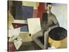Man Seated-Roger de La Fresnaye-Stretched Canvas
