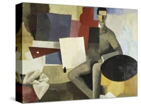 Man Seated-Roger de La Fresnaye-Stretched Canvas