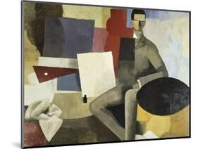 Man Seated-Roger de La Fresnaye-Mounted Giclee Print