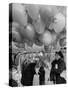 Man Selling Balloons at Dwight D. Eisenhower's Inauguration-Cornell Capa-Stretched Canvas
