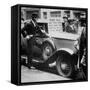 Man Selling His Car, Following the Wall Street Crash of 1929, 1929-null-Framed Stretched Canvas