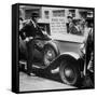 Man Selling His Car, Following the Wall Street Crash of 1929, 1929-null-Framed Stretched Canvas