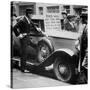 Man Selling His Car, Following the Wall Street Crash of 1929, 1929-null-Stretched Canvas