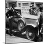 Man Selling His Car, Following the Wall Street Crash of 1929, 1929-null-Mounted Photographic Print