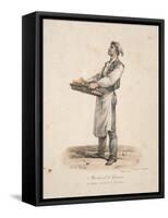 Man Selling Hot Cakes and Pastries-Antoine Charles Horace Vernet-Framed Stretched Canvas