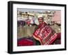 Man Selling Rugs on Banks of Kabul River, Central Kabul, Afghanistan-Jane Sweeney-Framed Photographic Print