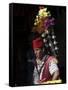 Man Selling Tea in Traditional Costume, Old Walled City, Jerusalem, Israel, Middle East-Christian Kober-Framed Stretched Canvas