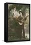 Man Serenading with Guitar-null-Framed Stretched Canvas
