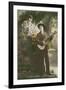 Man Serenading with Guitar-null-Framed Art Print