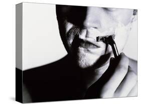 Man Shaving-Mauro Fermariello-Stretched Canvas