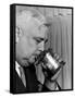 Man Sipping Mint Julep at Kentucky Derby Party-Alfred Eisenstaedt-Framed Stretched Canvas