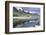 Man Sits on Rock Facing Twelve Apostles Mountain Reflected in Atlantic Ocean, Camp's Bay, Cape Town-Kimberly Walker-Framed Photographic Print