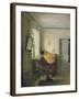 Man Sitting at His Desk-Georg Friedrich Kersting-Framed Giclee Print