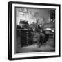 Man Sitting in His Office-null-Framed Photographic Print