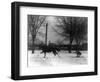 Man Skiing Behind a Horse Photograph - Washington, DC-Lantern Press-Framed Art Print