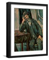 Man Smoking a Pipe, 1890-92-Paul Cézanne-Framed Giclee Print